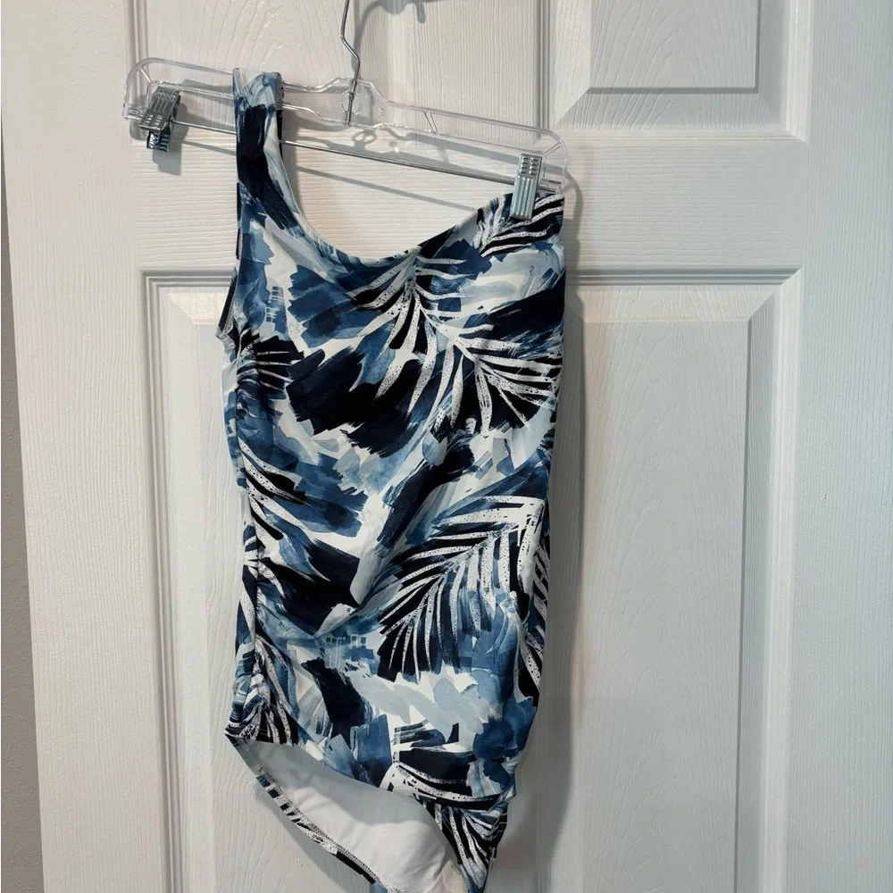 Niptuck Swim Rhonda Congo Lao Blue Size 10‎ NWOT